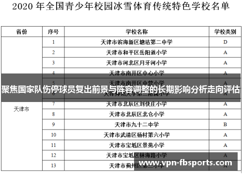 聚焦国家队伤停球员复出前景与阵容调整的长期影响分析走向评估